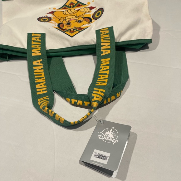 Disney The Lion King Simba Hakuna Matata Canvas Tote Bag NWT - Picture 6 of 14